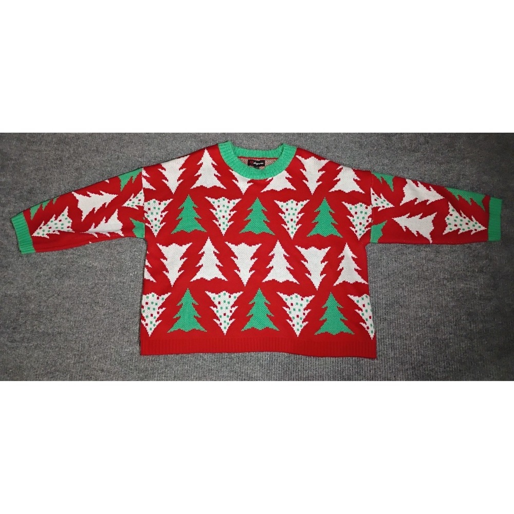 33 Degrees Women's Christmas Tree Holiday Sweater Size XXL